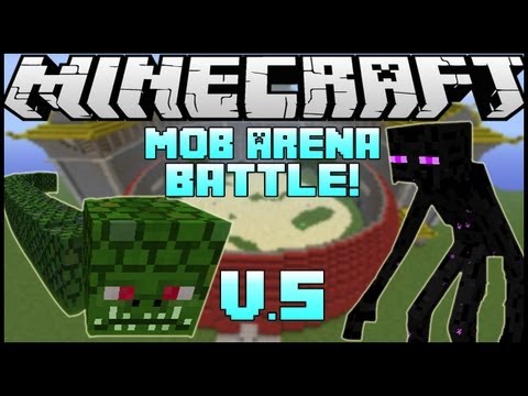 "NAGA VS. MUTANT ENDERMAN!" - Minecraft: Mob Battle Arena! (Mutant Creatures\Twilight Forest Mod)