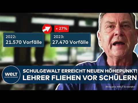 GEWALT AN SCHULEN: Jeder dritte Lehrer in NRW meldet Übergriffe! Ministerium rät Lehrern die Flucht!