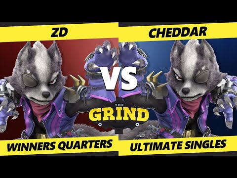 The Grind 183 Winners Quarters - ZD (Wolf) Vs. Cheddar (Wolf) Smash Ultimate - SSBU