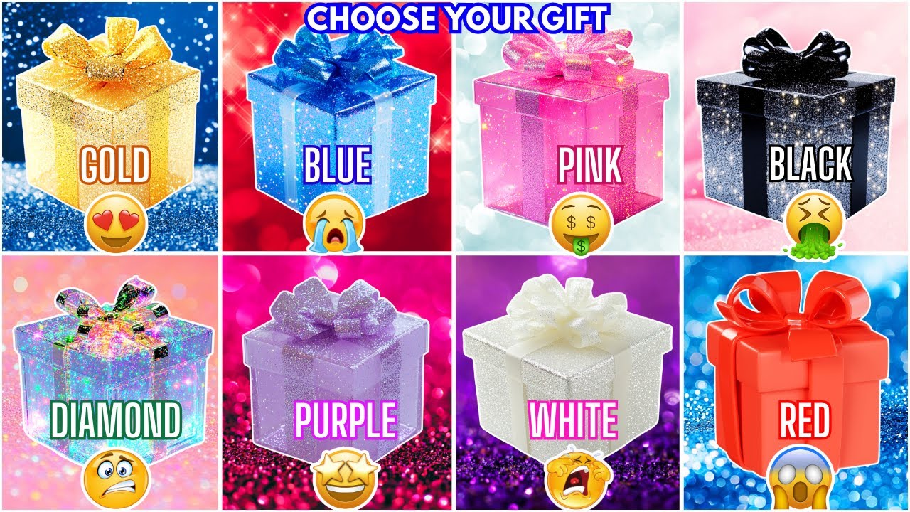 CHOOSE YOUR GIFT🎁💖💎💙 8 PERFECT GIFT BOX CHALLENGE😍