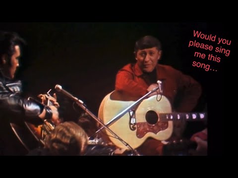 Scotty Moore asks Elvis to sing “Lawdy Miss Clawdy”