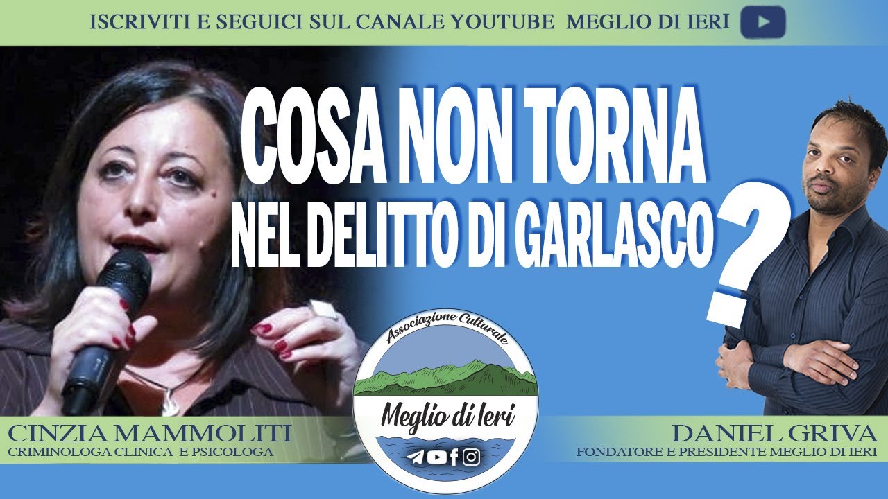 Cosa non torna nel delitto di Garlasco? - CINZIA MAMMOLITI - Criminologo