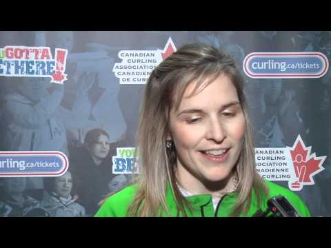 2011 Capital One Canada Cup of Curling -- Women's Final Media Scrum