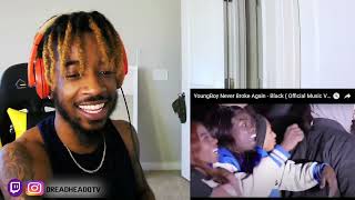 DreadheadQ Reacts To YoungBoy Never Broke Again - Black ( Official Music Video )