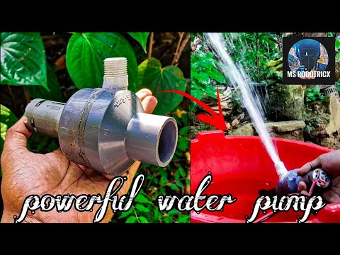 How to make a water pump from 12V motor at home | diy water pump