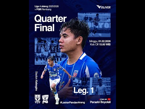 LIVE PERSEBI BOYOLALI VS PSIR REMBANG / LEG 1 / QUARTER FINAL LIGA 4 JAWA TENGAH 2026 / 1/2/2026