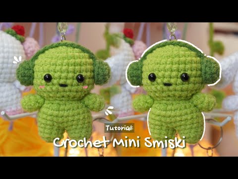 Crochet Mini Smiski Keychain Tutorial  / Crochet ideas