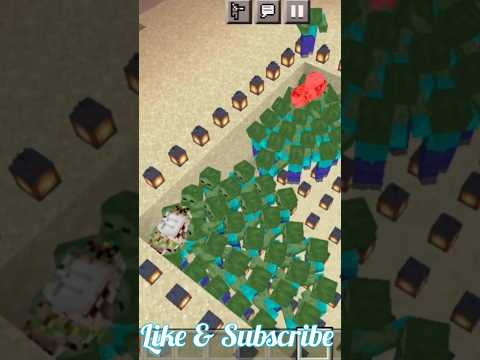 Insane Minecraft Mob Battle! Must Watch!