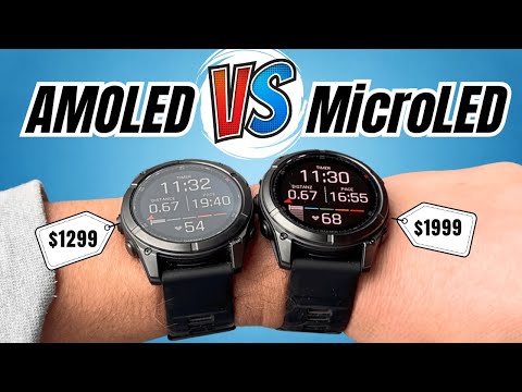 Garmin Fenix 8 Pro MicroLED vs. AMOLED: How Big Is The Difference?