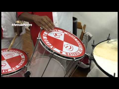 Show de ritmo com repinique, paradinha e levadas de repinique show, Bateria de Escola de Samba