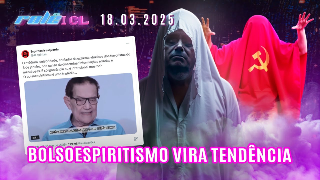 ROLÊ ICL - 18/03/25 - CLEITINHO SURTOU, BOLSONARISTA TEM NOVELA ADIADA, E RACISMO DA CONMEBOL