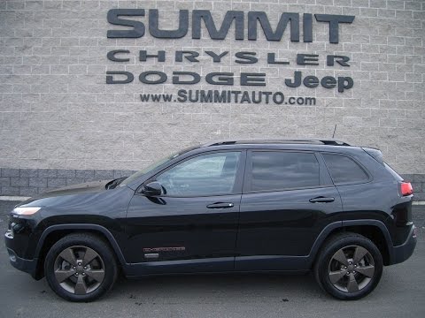 2016 JEEP CHEROKEE 75TH ANNIVERSARY BRILLIANT BLACK WALKAROUND $20,999 SOLD! 6J137A