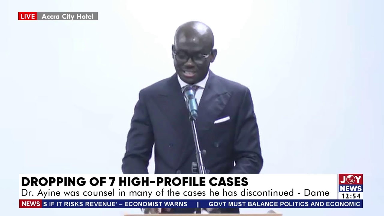STREAMED LIVE: Godfred Dame Responds to AG Dominic Ayine's Withdrawal of Some Key Cases