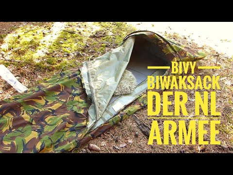 Vorstellung Biwaksack der niederländischen Armee in DPM Tarn - Bushcraft - Outdoor - Camping - Bivy
