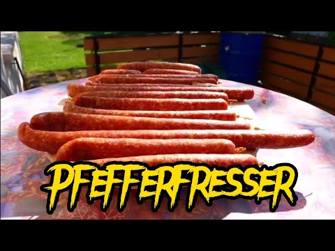 Pfefferbeißer Rohesser,  unseres Lieblings Salametti.