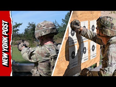 US Army Soldiers Compete in Rifle, Pistol Competition in Germany