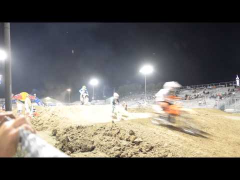 still from Motokazie video in the Carver County Fair grandstand