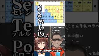 【にじホロ】百鬼あやめとグウェル・オス・ガールの元素記号の覚え方の違い【ホロライブ/にじさんじ/切り抜き】