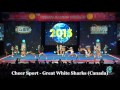 Cheer Sport Great White Sharks Finals Worlds 2015