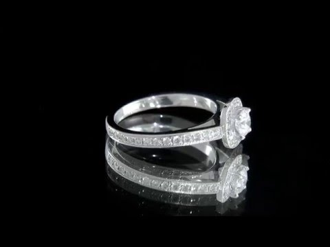 0.75 carat diamond engagement ring HD058