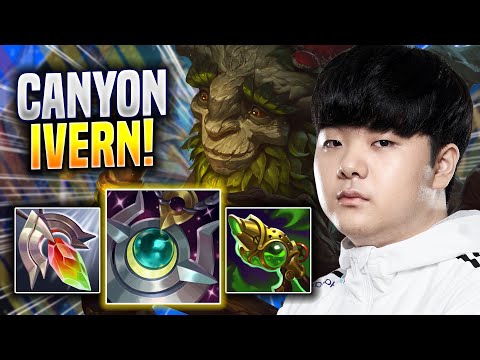 CANYON IS READY TO PLAY IVERN! - DK Canyon Plays Ivern JUNGLE vs Karthus! | Preseason 2023