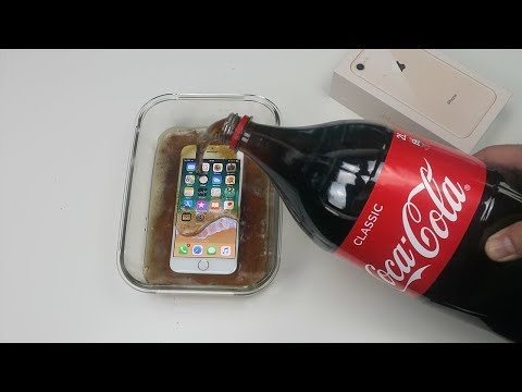 iPhone 8 Coca-Cola Freeze Test 24 Hours!