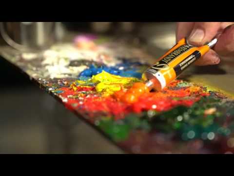 Part of a video titled Scott Prior: Painting Urban Landscapes - YouTube