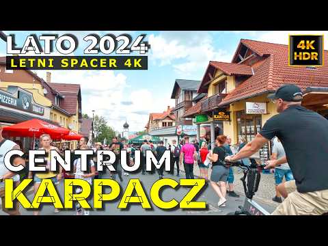 Karpacz Polen – Rundgang durch das Karpacz-Zentrum im Sommer 2024 während Polish Bike Week
