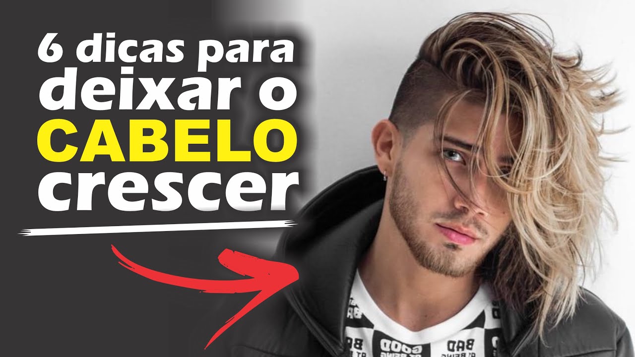 6 DICAS para deixar o CABELO CRESCER | Cabelo masculino longo