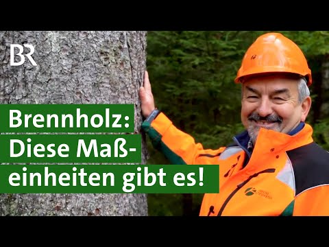 Brennholz kaufen: Wie funktionieren Maßeinheiten für Holz? | Mit Holz heizen | Unser Land | BR