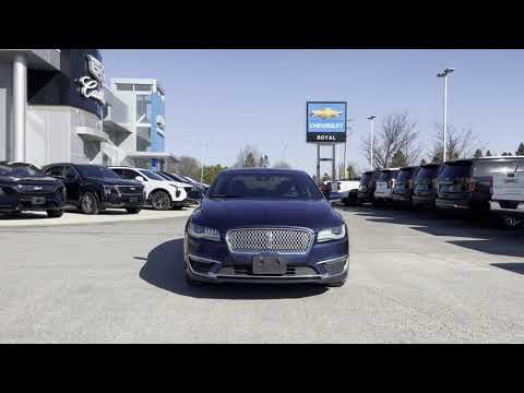 2017 Lincoln MKZ 4dr Sdn Select AWD in Blue for sale at Royal Chevrolet in Orangeville, ON