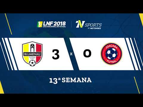LNF2018 - Blumenau 3 x 0 Joaçaba - Gols - 13ª Rodada