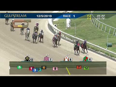 Gulfstream Park Carrera 1 - 5 de Diciembre 2019