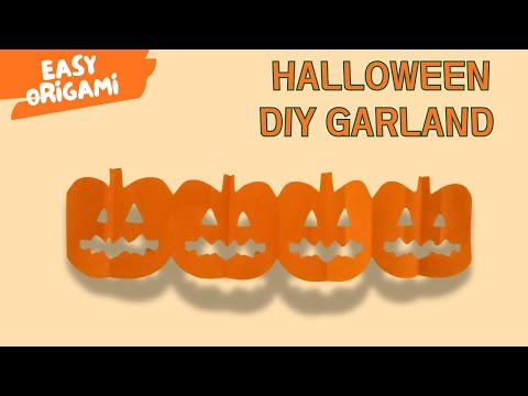Cute Ghost Origami  Easy Halloween Paper Craft for Kids