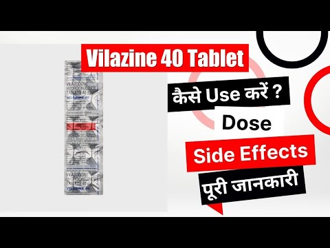 40Mg Vilazodone Hydrochloride Tablets