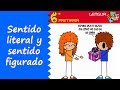 Sentido literal y sentido figurado. Lengua, 6º Primaria