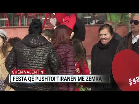 Shën Valentini, festa që pushtoi Tiranën me zemra
