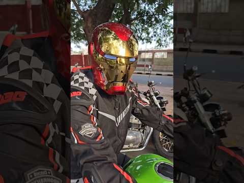 Ironman helmet #helmet #ironman #trending #automobile