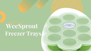 WeeSprout Silicone Baby Food Freezer Trays!