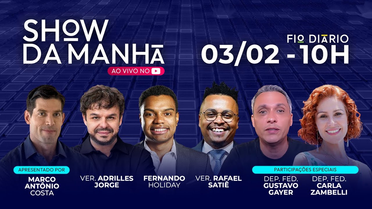 SHOW DA MANHÃ - CÂMARA E SENADO: A ELEIÇÃO DO CENTRÃO? - 03/02/2025