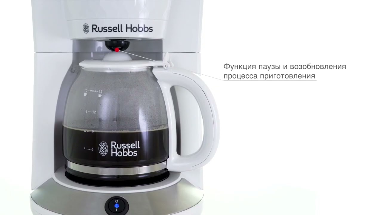 Кофеварка Russell Hobbs 27011-56 Honeycomb Black video preview