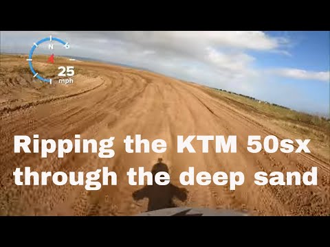 KTM 50cc Gopro footage of a full lap of the new track 2 layout at Magilligan MX Park.