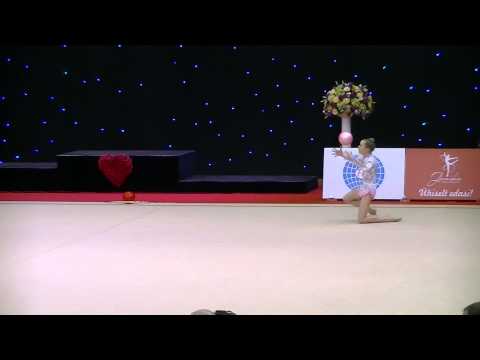 Cekule Anna Marija (LAT)  2002 ball   Miss Valentine 2014 Qual