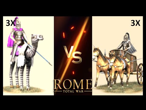 Who Will win? 3 x Cataphract Camels vs 3 x Scythed Chariots