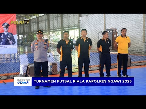 TURNAMEN FUTSAL LOMBA KAMTIBMAS PIALA KAPOLRES NGAWI 2025