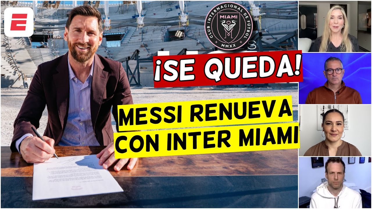LIONEL MESSI HASTA 2028. El argentino RENOVÓ con INTER MIAMI y JUGARÁ en Freedom Park | Exclusivos