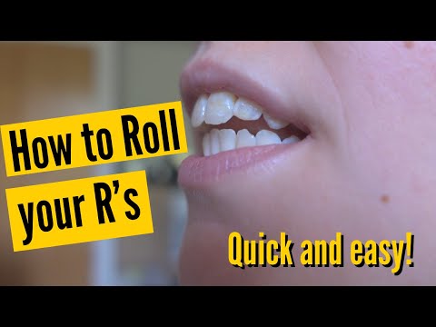 How to Roll/Trill your R’s