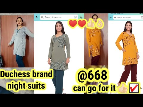Duchess brand full sleeves night suits for summer @ 668rs only.good quality #nightsuitsunder700
