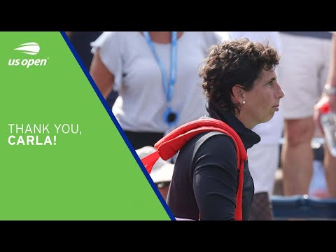 Carla Suarez Navarro Walks Off Court in New York One Last Time! | 2021 US Open
