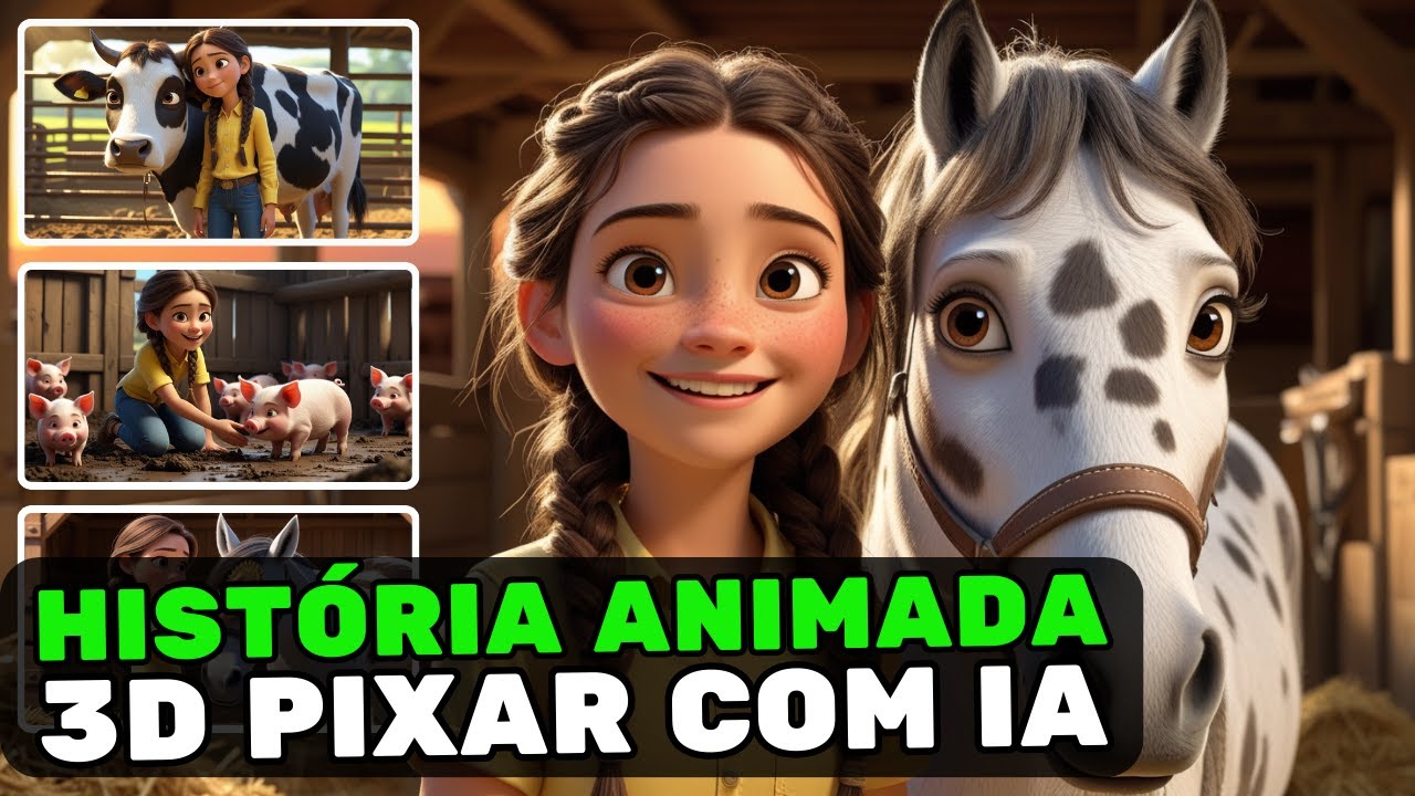 Easy & Free 3D Animations: Convert TEXTS into ANIMATED STORIES PIXAR STYLE Videos with AI!